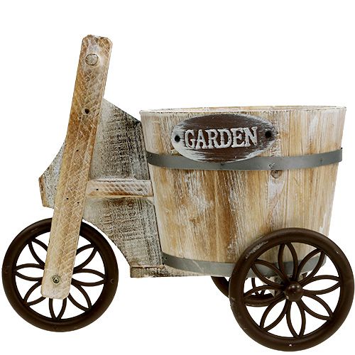 Product Planter Tricycle White H25cm