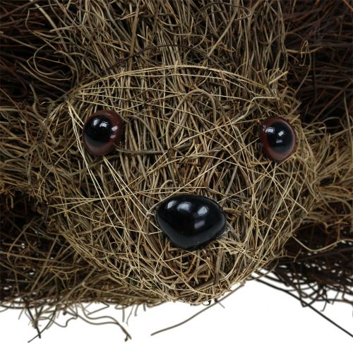 Floristik24 Planter hedgehog made of vines 22cm x 25cm