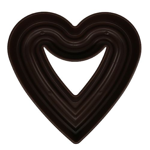 Floristik24 Plant heart "Amora" 45cm brown, 1pc