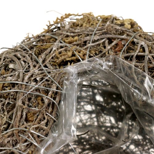 Floristik24 Plant heart made of vines and lichens Nature 25cm x 19cm