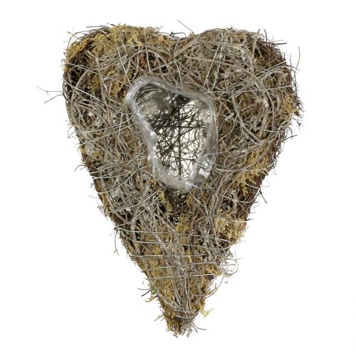Floristik24 Plant heart made of vines and lichens Nature 25cm x 19cm