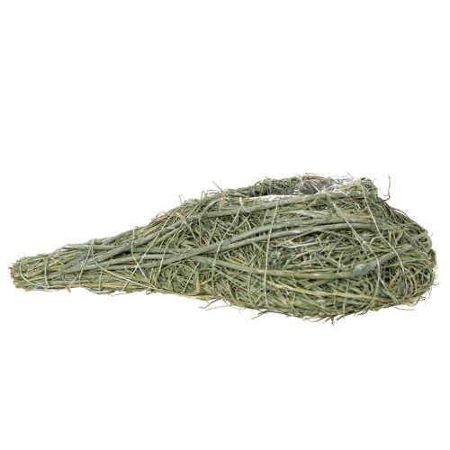 Potted Heart Decoration from Natural Materials with Protective Liner 25cm | Floristik24.co.uk
