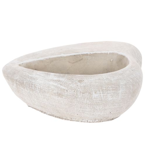 Heart-shaped planter, cast stone, decorative planter, 17cm | Floristik24.co.uk