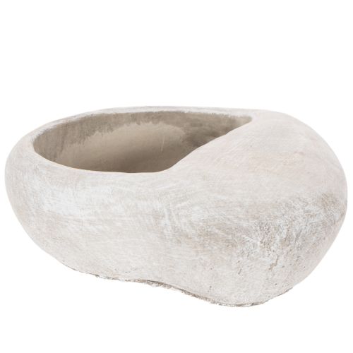 Heart-shaped planter, cast stone, decorative planter, 17cm | Floristik24.co.uk