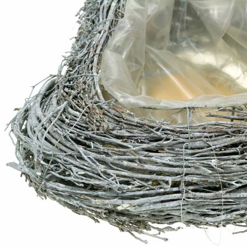 Floristik24 Plant heart branches washed white 60cm x 42cm