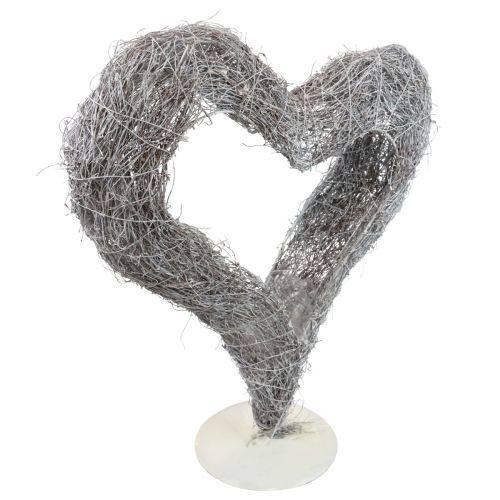 Floristik24 Plant Heart Standing Vine Heart White Table Decoration 36×9×48cm