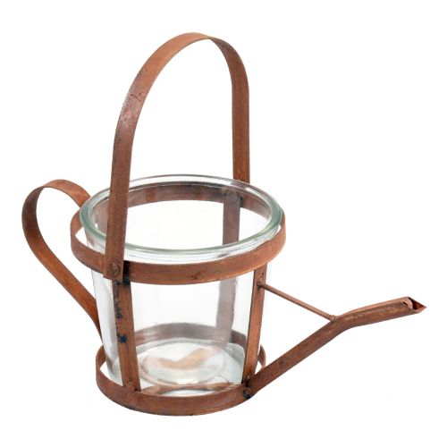 Floristik24 Watering can decoration lantern plant pot garden decoration rust 29cm