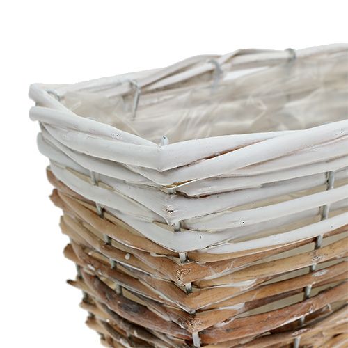 Floristik24 Plant box 31x13cm white-nature