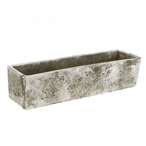 Floristik24 Planter concrete antique look rectangular planter 30×8×7cm