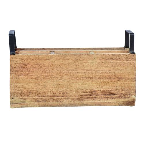 Floristik24 Plant box wooden cutlery holder wooden box 4 compartments L30cm