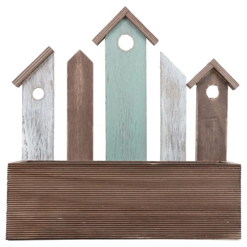 Plant box wooden planter row of houses 30.5×30cm