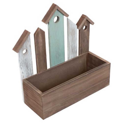 Plant box wooden planter row of houses 30.5×30cm