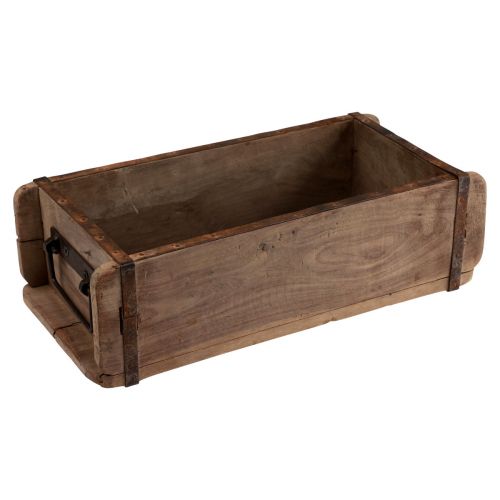 Product Planter Wooden Brick Shape Wood Upcycling 32×15×10cm