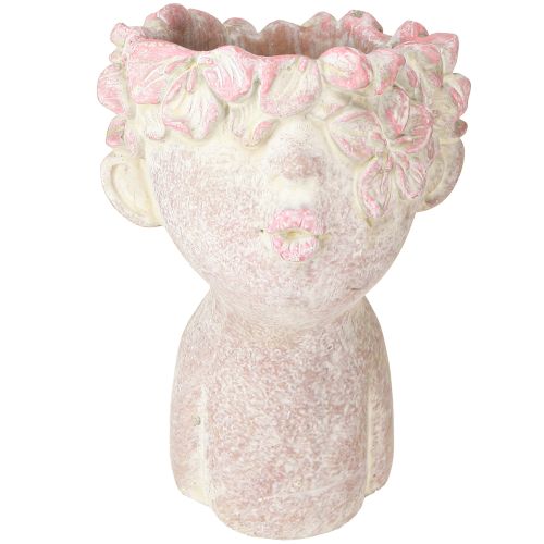 Plant head kiss mouth bust for planting pink 18cm 3 pcs