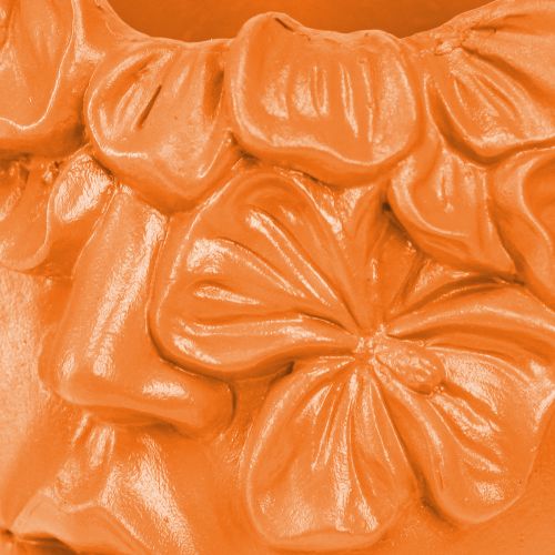 Product Plant Head Planter Bust Plant Pot Orange 13.5×13×14cm