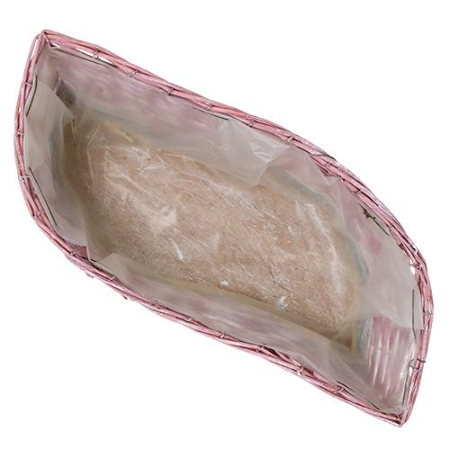 Floristik24 Plant Basket Set of 2 Wave Pink, Nature