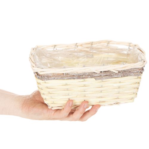 ProductName  
Rectangular Wooden Plant Baskets with Plastic Lining 25cm Set of 4  

ProductDescription  
<div>  
<h2>Rectangular Wooden Plant Baskets with Plastic Lining</h2>  

<p>Bring a practical yet decorative touch to your living spaces with these re | Floristik24.co.uk