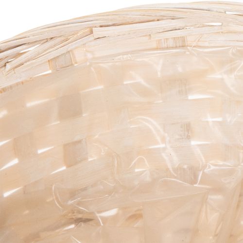 Product Woven basket as a stylish floral decoration for the living area, 23cm, 6 pieces