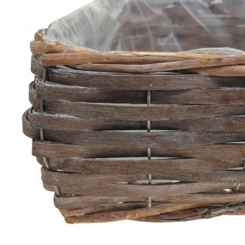 Floristik24 Plant basket decorative basket in heart shape plant heart willow set of 4