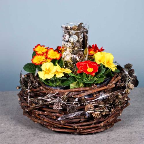 Product Plant basket vine branches nature Ø36cm H16cm