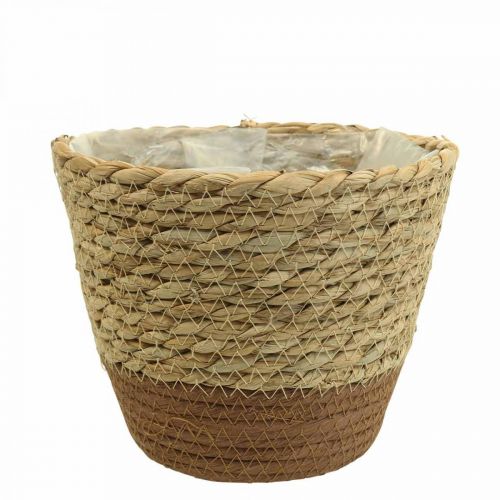 Floristik24 Plant basket planter seagrass basket deco nature Ø19cm H16cm