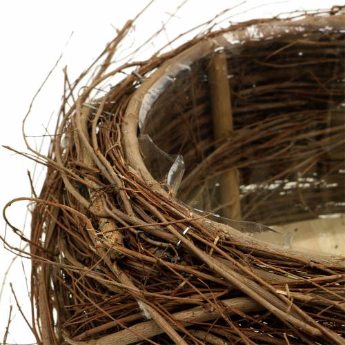 Product Plant basket vine and twigs natural Ø37 / 28cm, set of 2