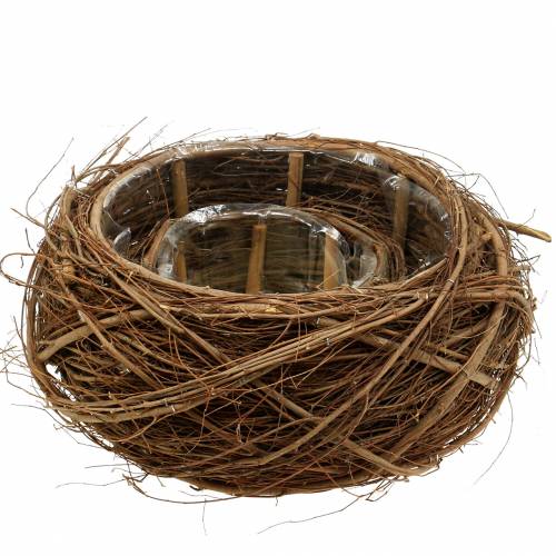 Plant Basket Vine and Branches Nature Ø37 / 28cm 2 piece set