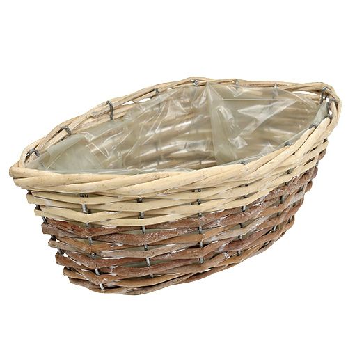 Product Plant Basket Set of 3 48cm / 38cm / 30cm Cream Brown