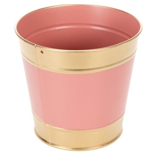 Product Metal plant pot/flower pot/planter, Ø13cm H12cm, 4 pieces
