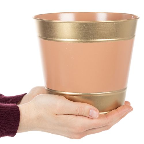 Product Metal plant pot/flower pot, Ø17cm H14.5cm, 4 pieces