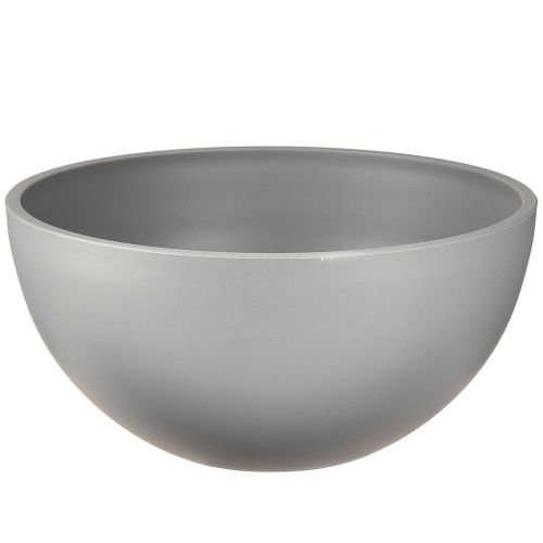Plant pot plastic flower bowl grey Ø25cm H12cm