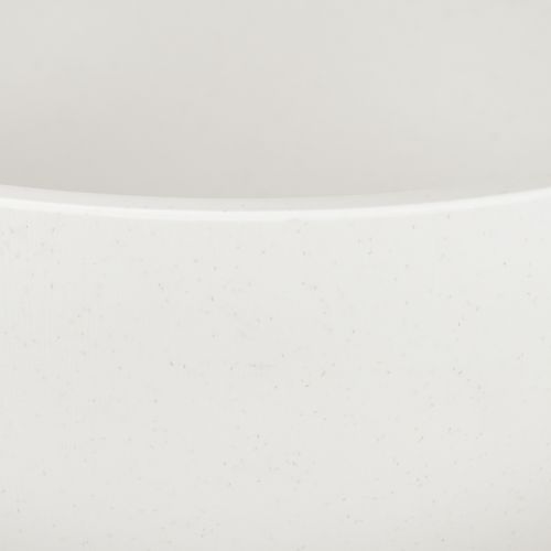 Product Plant pot plastic round bowl white Ø25cm H12cm