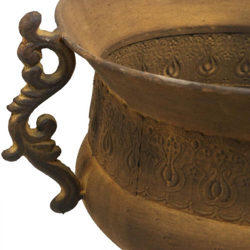 Floristik24 Planter rust look cup vase large metal Ø29cm H39cm