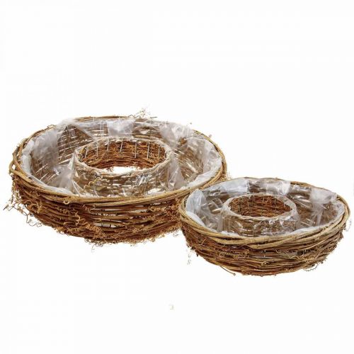 Floristik24 Vine plant ring, plant bowl Ø35/30cm set of 2