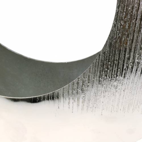 Floristik24 Plant ring standing silver 40cm x 12cm H38cm