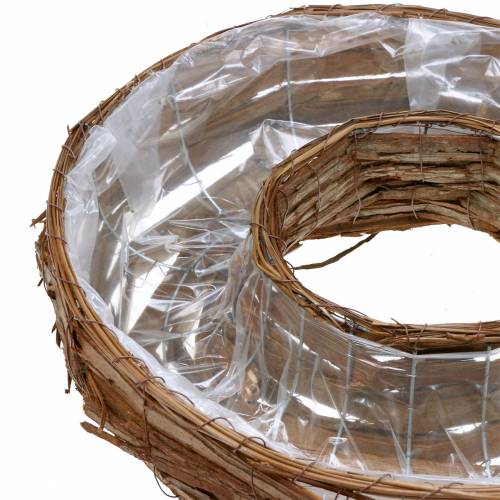 Floristik24 Plant ring bark natural plant bowl Ø50/43cm set of 2