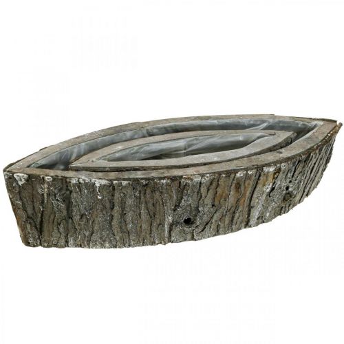 Product Plant bowl plant box wood Jardiniere 46/31.5 cm set of 2