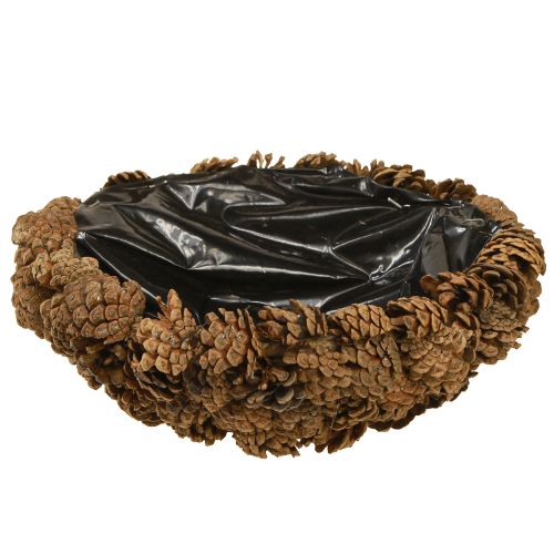 Floristik24 Plant bowl real cones cone bowl natural Ø28cm H9cm