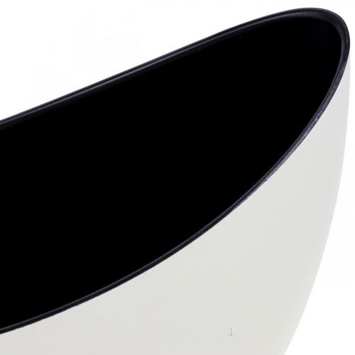 Product Plant bowl oval decorative bowl Jardiniere cream white 24×10×15cm