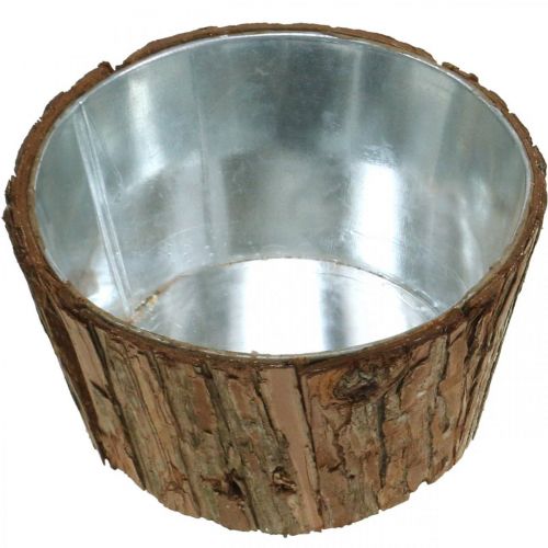 Floristik24 Plant bowl, planter, flower bowl, tree bark decoration Ø17cm H9cm