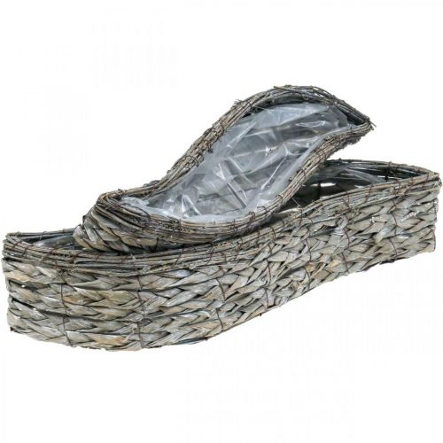 Product Plant bowl, planter gray 48.5/31.5cm set of 2