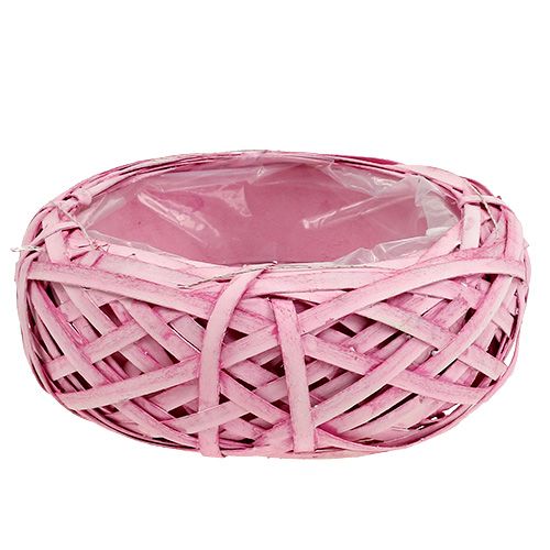 Floristik24 Planter bowl pink Ø25cm H9cm