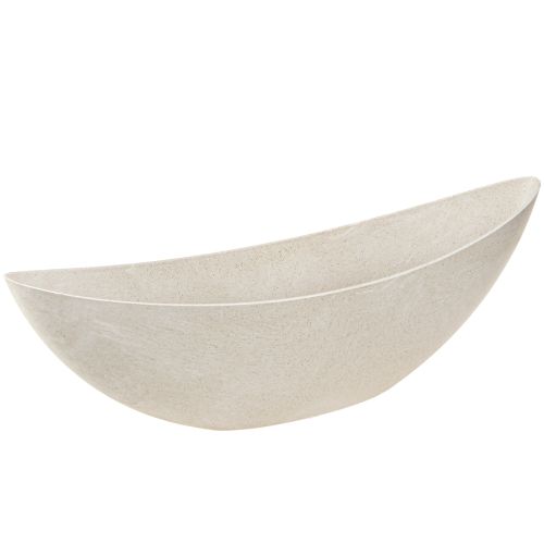 Floristik24 Plant Bowl Ship Decorative Bowl Oval 55x15.5x17.5cm