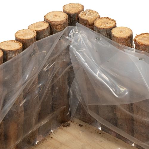 Product Plant bowl square natural birch branches 14.5/20cm set of 2