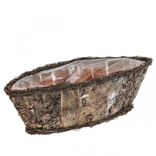 Floristik24 Plant bowl plant basket birch vines decorative basket 17×15×34cm