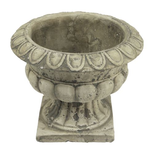 Plant bowl plant pot trophy antique concrete Ø20cm H16.5cm