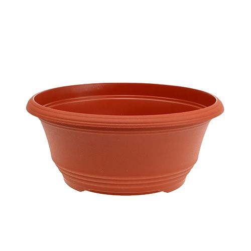 Plastic planting bowl Ø20cm terracotta 1pc