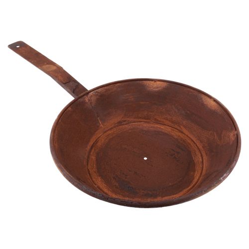 Product Plant bowl rust pan with handle planter metal Ø31cm