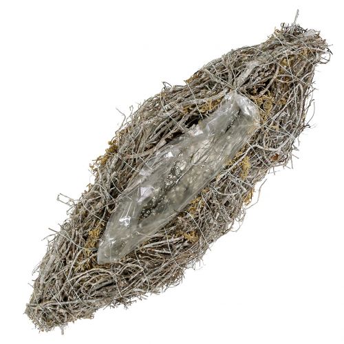Floristik24 Planting ship made of vine white washed 40cm x 13cm
