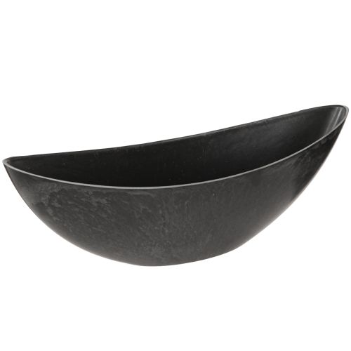 Product Planting Boat Plastic Anthracite Bowl 28×9×9cm 3pcs